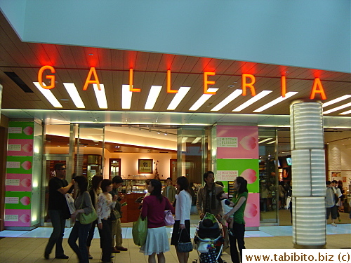 The Galleria is the most popular building in the complex