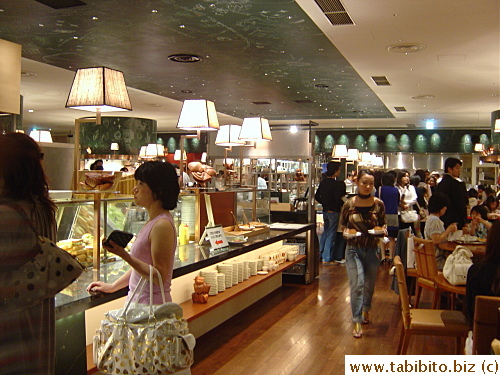 Inside the foodcourt