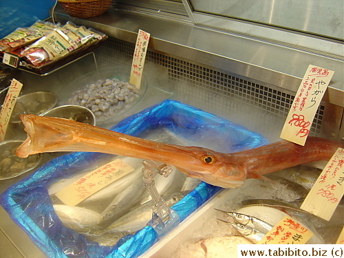 This fish with an eel-lish body costs nearly a hundred bucks!   And you can't eat a third of it which is the head and mouth