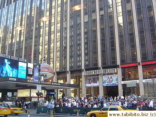 Drove past Madison Square Garden