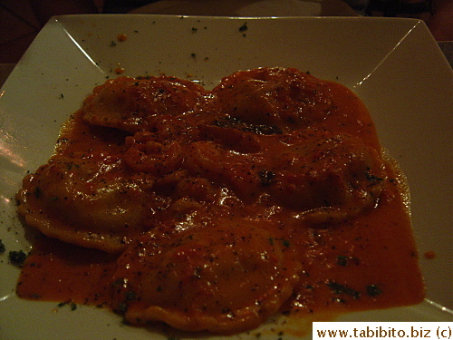 Lobster Ravioli $17.95 