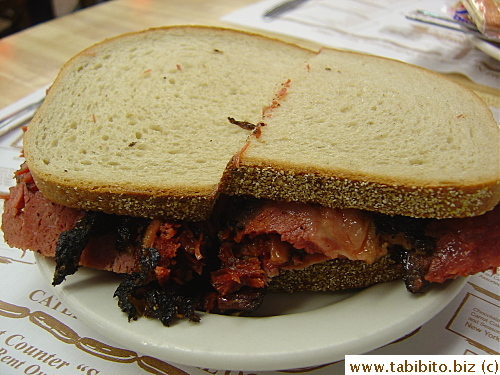 Hot Pastrami on Rye $14.94