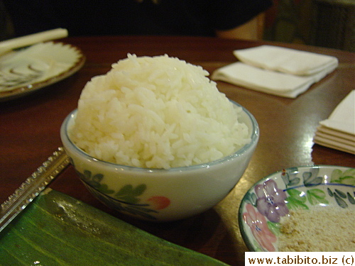 Rice $2 a bowl