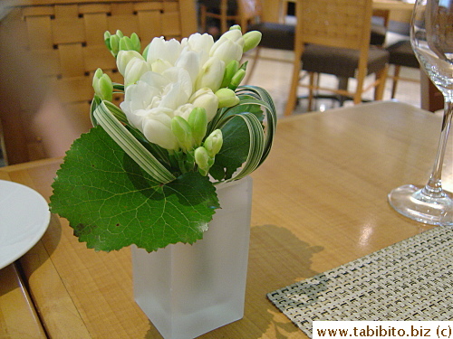 Fragrant white freesias, one of my favorite flowers