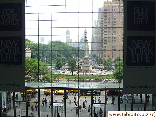 Columbus Circle as seen from Time Warner Center