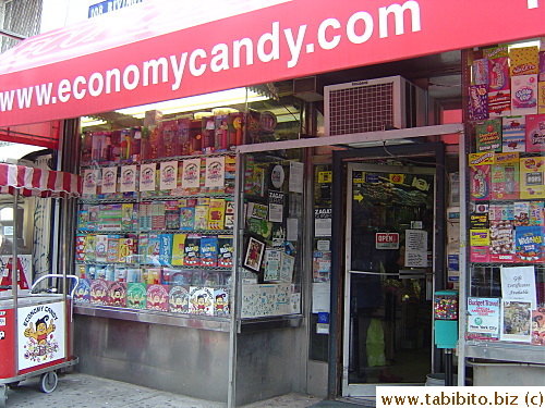 Walked past this store that sells candies at a discount