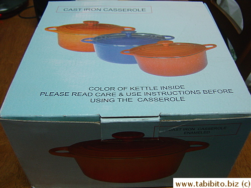 New pot in hand