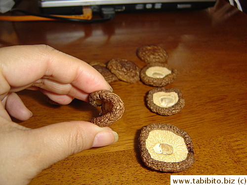 Shiitake suffer the same fate