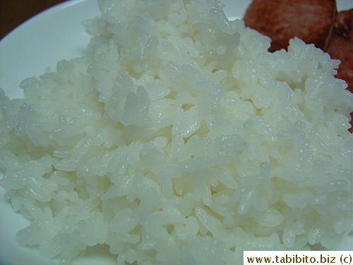 Fluffy Japanese rice