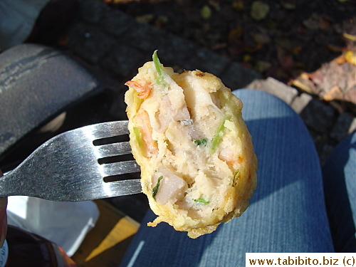 Meatball innards