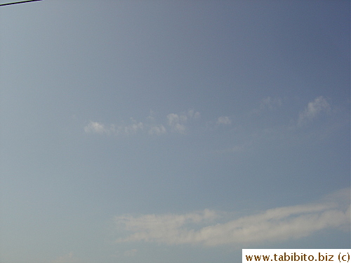 The sky that day