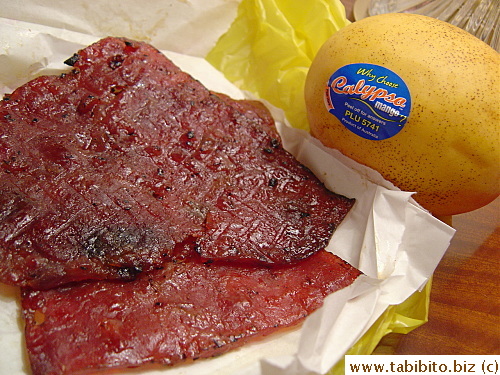 Snacks (the mango from Australia S$5.9 although sweet had a weird texture like it had been frozen and thawed)