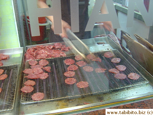 You can see jerky being chargrilled in the branch in Takashimaya