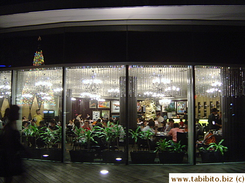 It's pretty full by the time we left