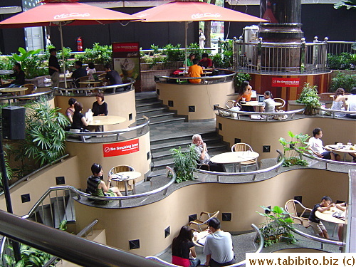 Neat cafe just outside Tangs