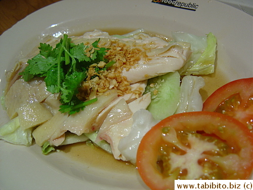 Chicken rice set for two S$12, and you got chicken