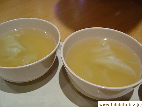 and not-too-good soup with cabbage