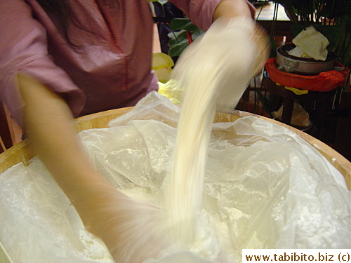 Bought dragon beard candy from this lady
