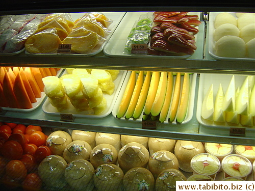 Typical fruit at a fruit juice stand