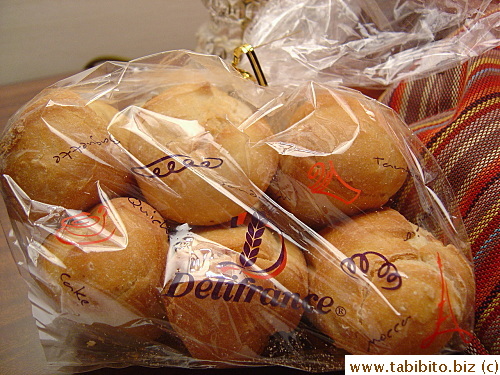 Simple breakfast of Delifrance rolls, pack of 6, S$3.5