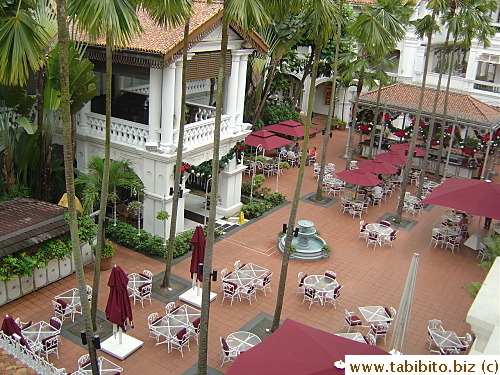 Courtyard in Raffles Hotel