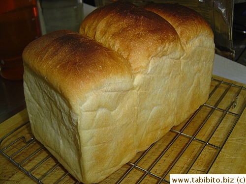 So the first loaf came out like this