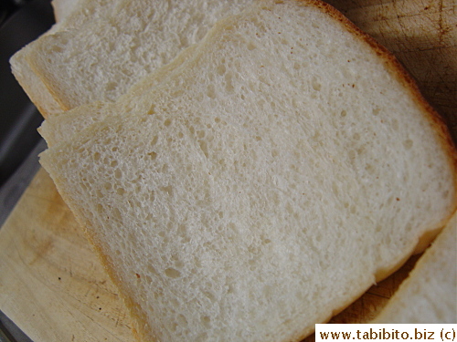 Although the entire loaf has only 10gm of butter (a tablespoon), it's still very soft even on the following day
