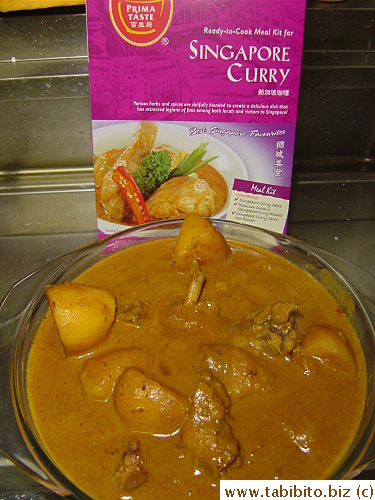 DELICIOUS curry, so far my favorite kind amongst all curries