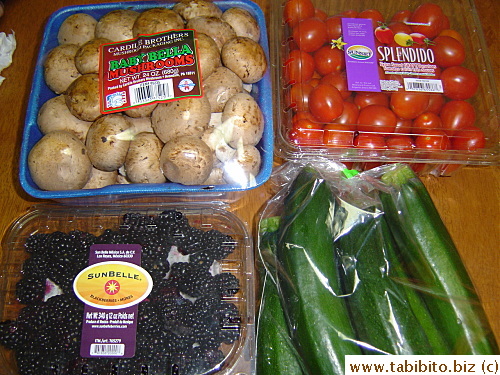 Fresh produce from Costco