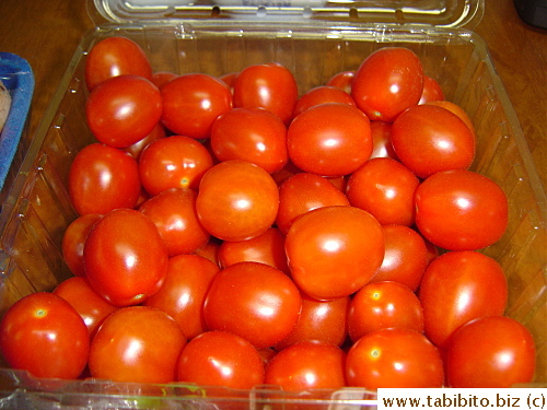 as were the cherry tomatoes