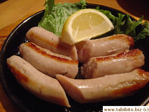 Sausage (not very crunchy)