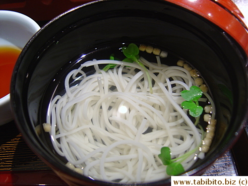 Noodles in dashi broth