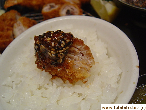 and eat with the fried pork, yum yum!