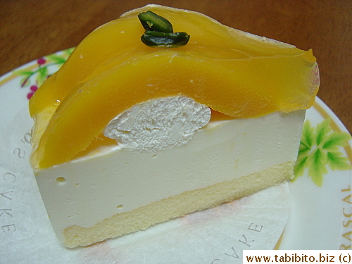 Mango cheesecake from Takano