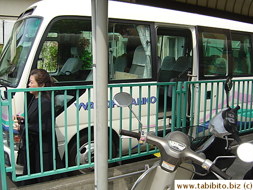 The mini-bus that took us to the crematorium