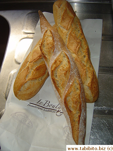 As famous as the bakery is, I find their baguette too thick and hard for my liking
