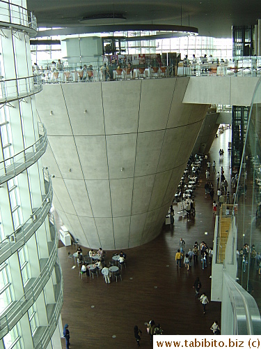 Cone-shaped restaurant