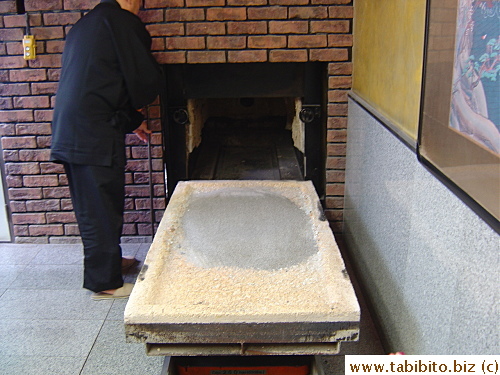 The monk rolling it out for Daifoo