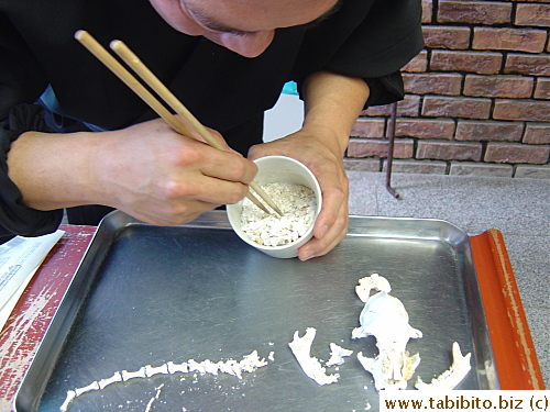 to make room for the skull