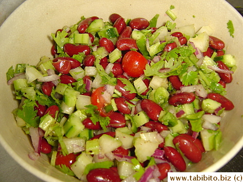 Red bean salad