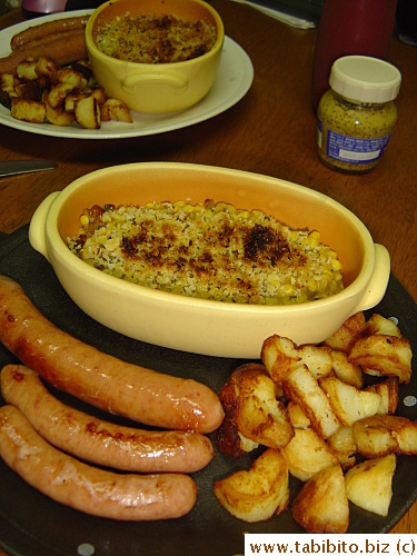 Ate some sausage for dinner right away, yum yum!