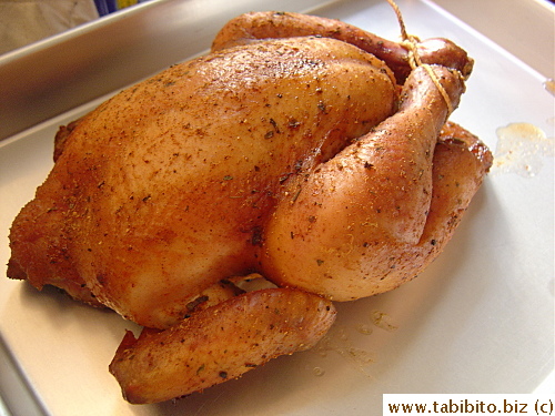 After 6 hours, the chicken was well and truly done