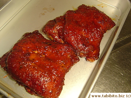 Taken off the smoker after 6.5hours