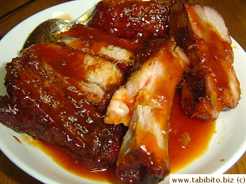 I had to smother it with sauce to tame the overly smoky flavor