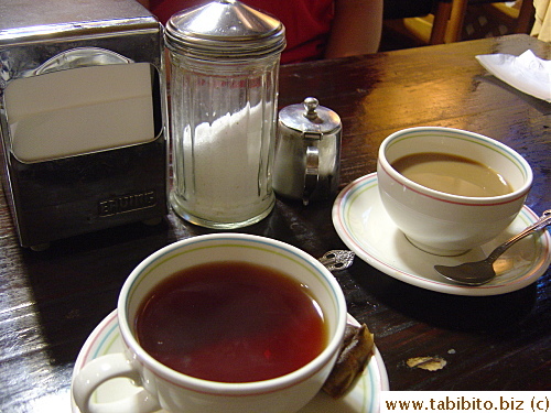 Set also came with tea or coffee