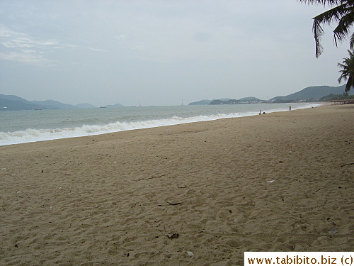 The beach