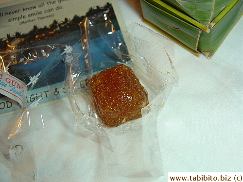 A sweet dried fruit that tasted like a Chinese prune