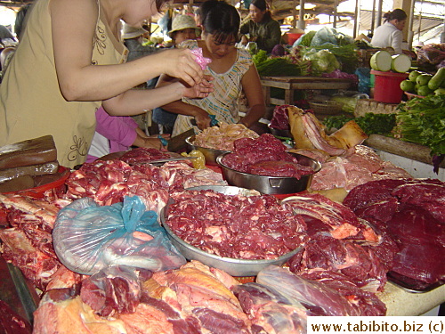 Beef stall