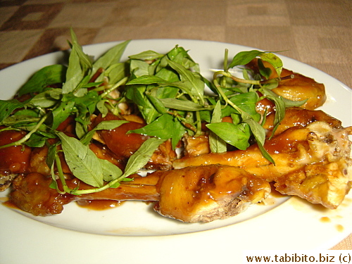 Chicken in Tamarind Sauce 120000VND/US$6.5