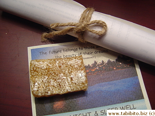 Then there's sesame candy